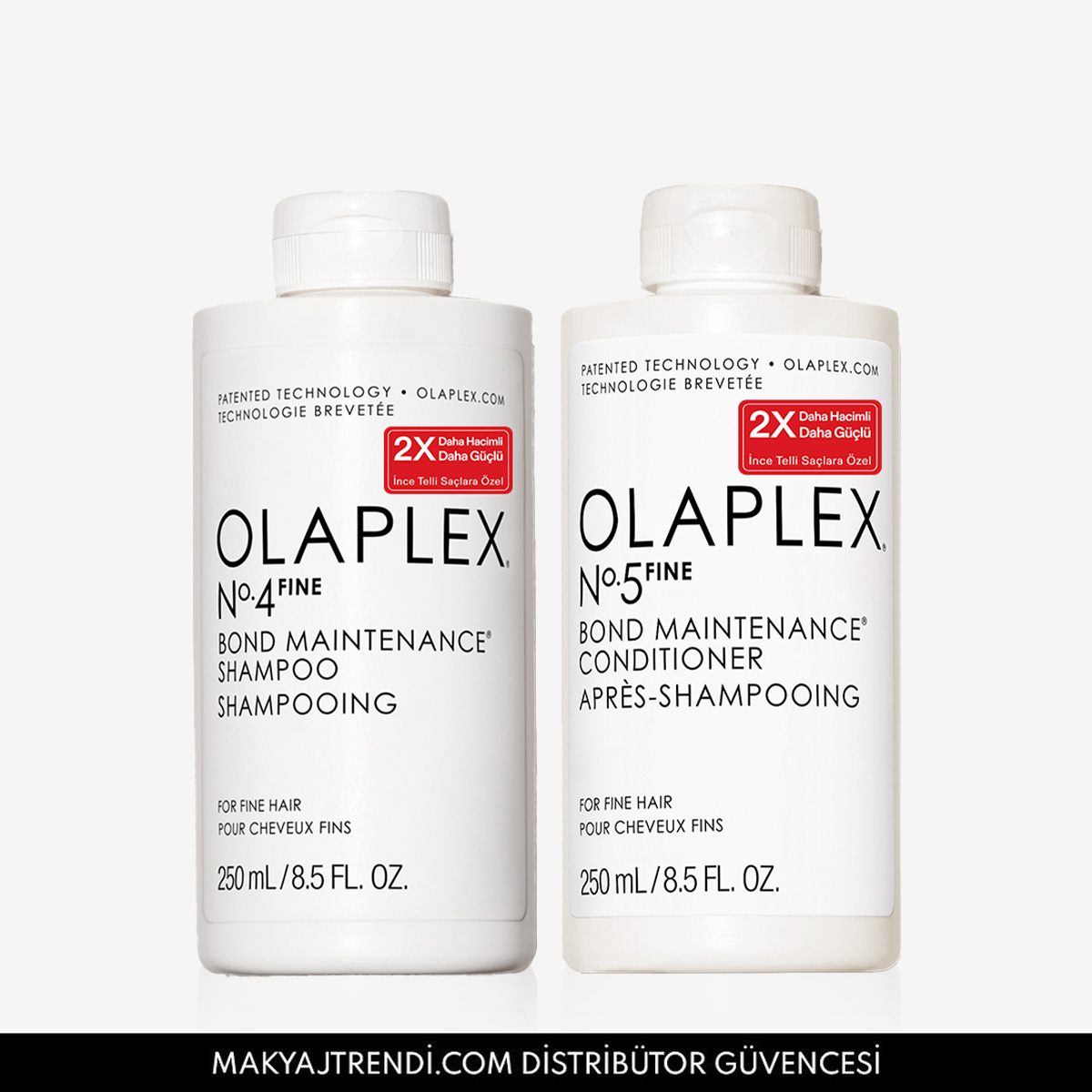 OLAPLEX - FINE BOND MAINTENANCE CLEANSE & CONDITION DUO - İnce Telli Saçlar İçin Bağ Güçlendirici Şampuan & Saç Kremi Seti