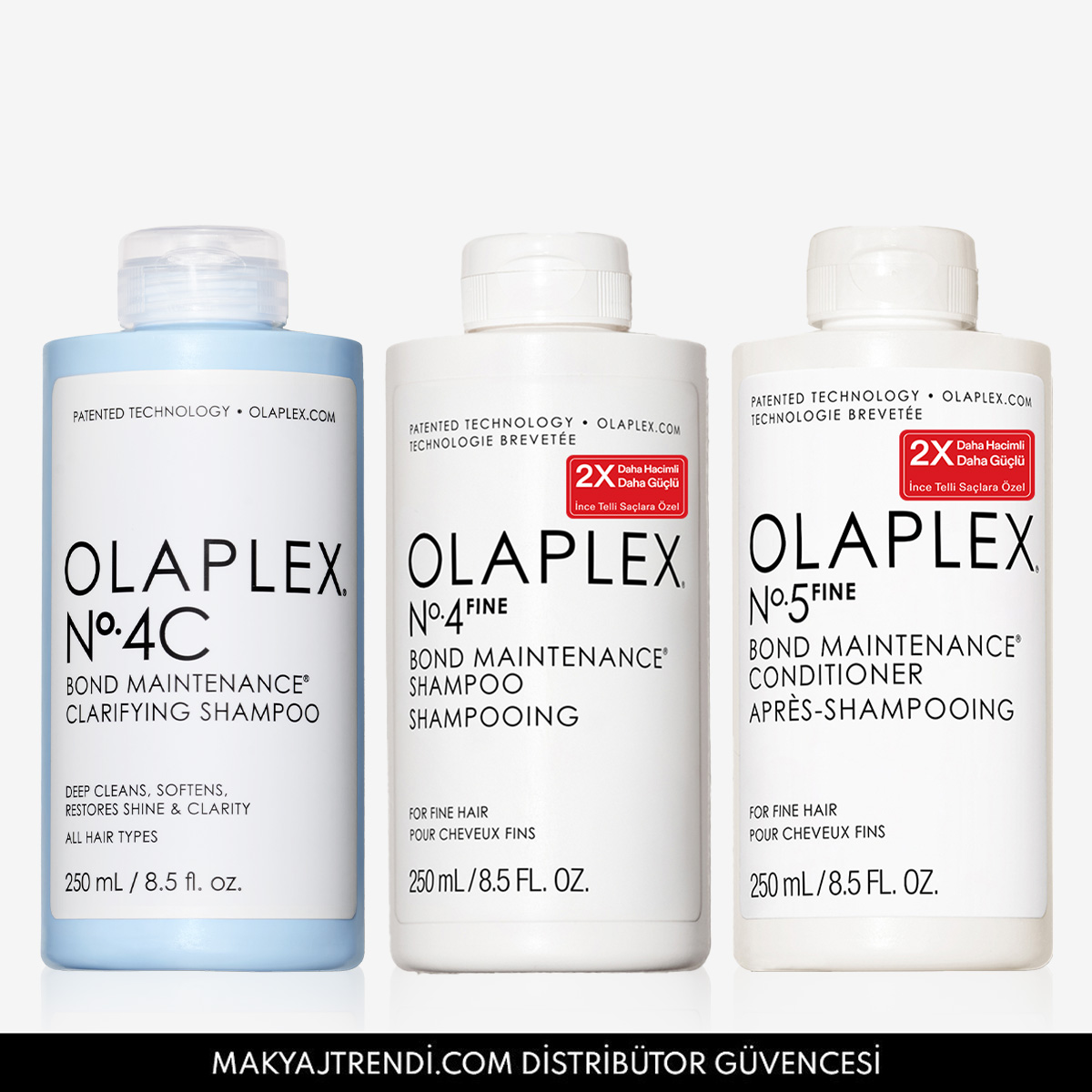OLAPLEX - CLARIFYING FINE HAIR SET - İnce Telli Saçlar İçin Derinlemesine Temizleyen Şampuan ve Saç Kremi Seti