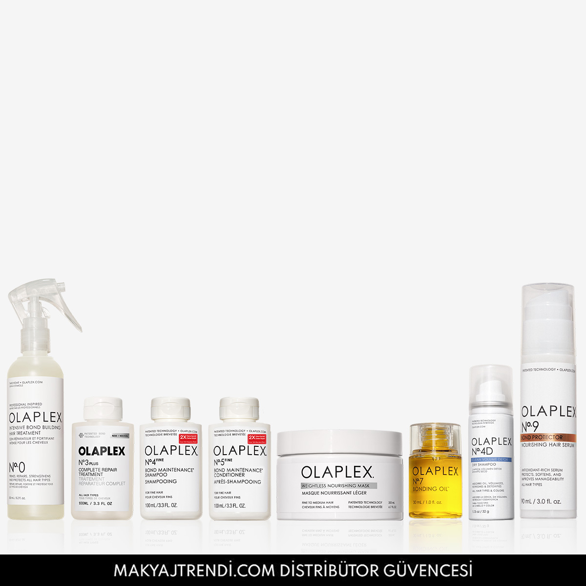 OLAPLEX - COMPLETE BOND BUILDING FOR FINE HAIR SET - İnce Telli Saçlar İçin Komple Bağ Güçlendirici Bakım Seti