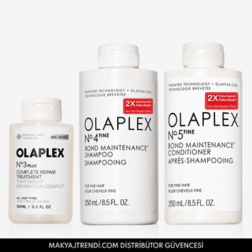 OLAPLEX - FINE BOND MAINTENANCE SYSTEM - İnce Telli Saçlar İçin Anında Yoğun Onarıcı & Bağ Güçlendirici Saç Bakım Seti