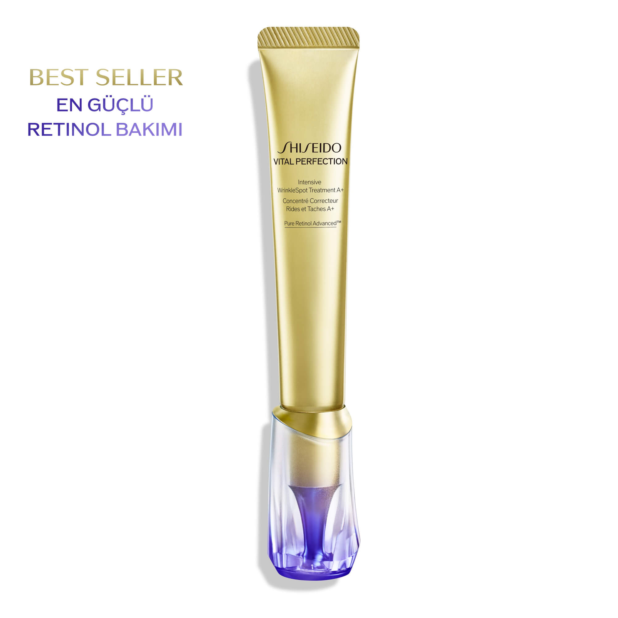 SHISEIDO - VITAL PERFECTION INTENSIVE WRINKLESPOT TREATMENT A+ - Retinol İçeren Gülme Çizgileri, Derin Kırışıklık & Leke Uzmanı Yüksek Performanslı Bakım Ürünü