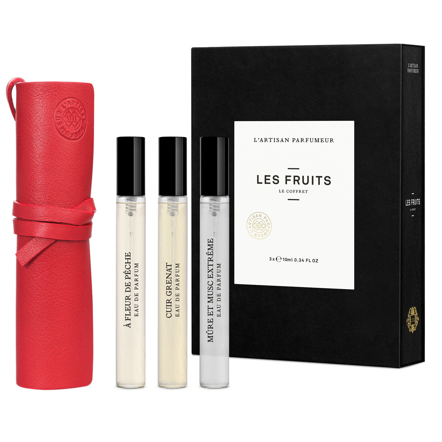 L'ARTISAN PARFUMEUR - LES FRUITS DISCOVERY SET WITH LEATHER CASE  - Eau De Parfum – Meyveli - Unisex