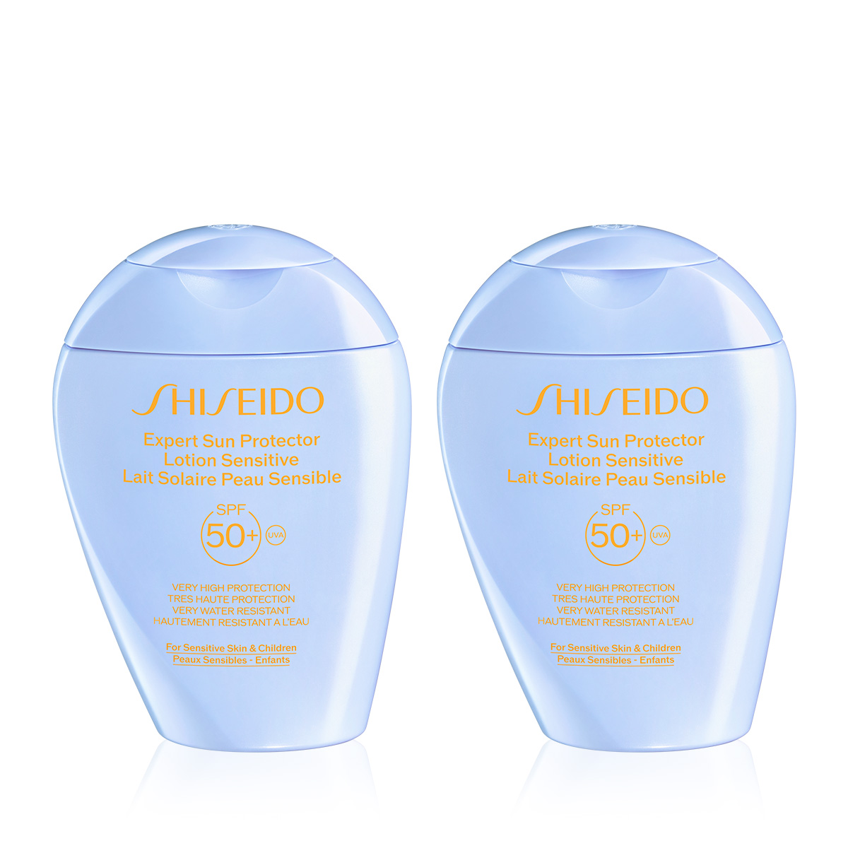 SHISEIDO - SENSITIVE SUN DUO - Hassas Ciltler & Çocuklar İçin Suya ve Isıya Çok Dayanıklı Güneşe Karşı Koruyucu İkili Losyon Seti SPF50+