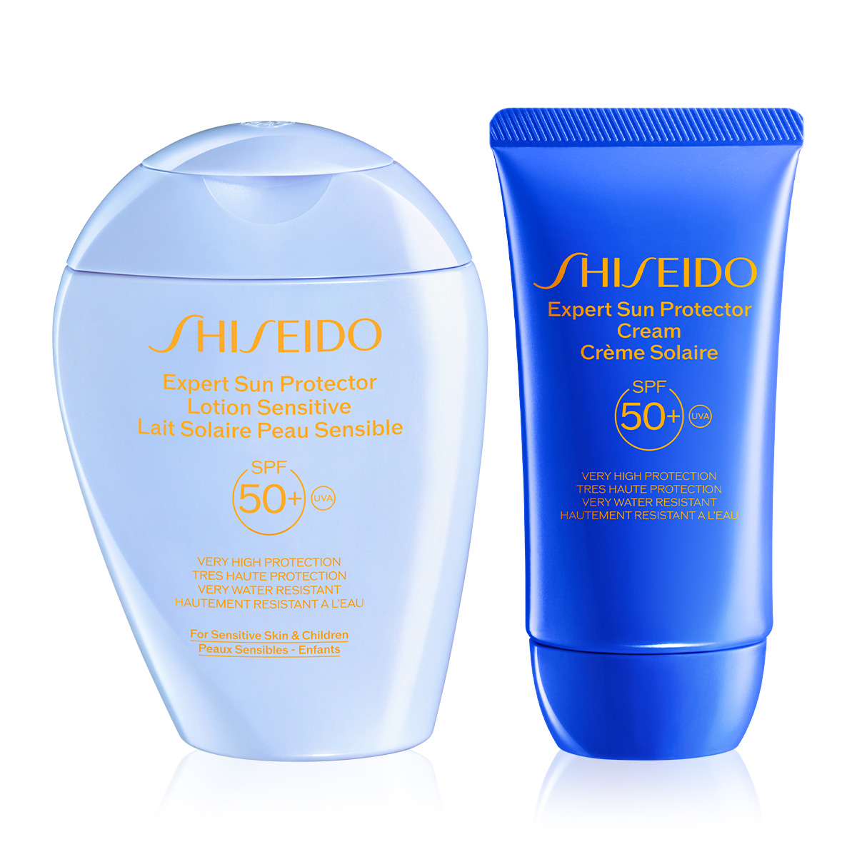 SHISEIDO - DAILY SUN ESSENTIALS SET - Cilt Bakım İçerikli Güneş Koruyucu Krem & Hassas Ciltler ve Çocuklar İçin SPF50+ Güneş Koruyucu Losyon Seti 