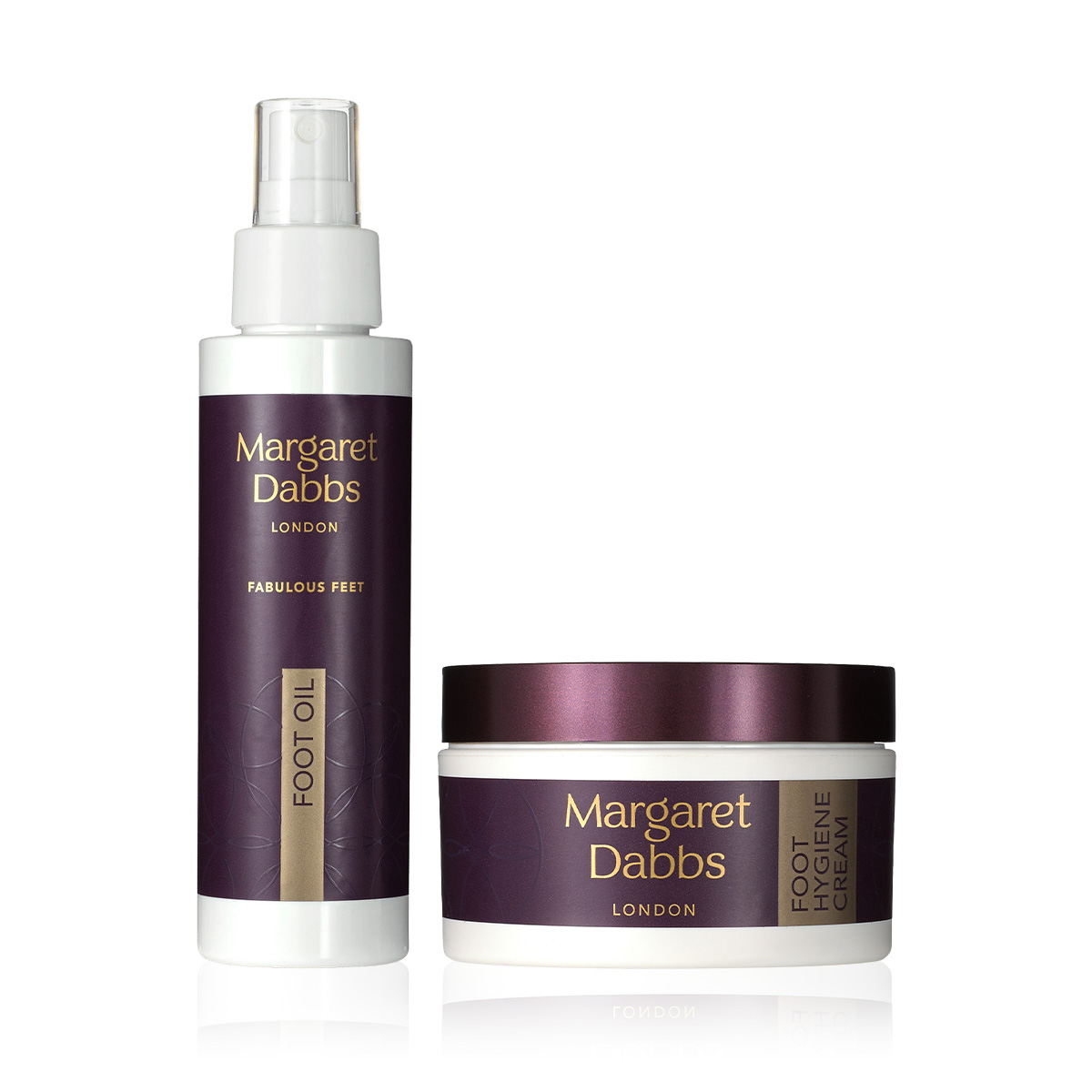 MARGARET DABBS LONDON - BABY FEET PERFECTION DUO - Ayakları Yoğun Şekilde Besleyen Bakım Yağı & Ayak Sağlığında Etkili Gece Bakım Kremi Seti