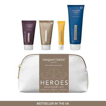 MARGARET DABBS LONDON - HEROES DISCOVERY KIT  - Seyahat Boy El, Ayak, Tırnak ve Bacak İçin Dörtlü Bakım Seti 
