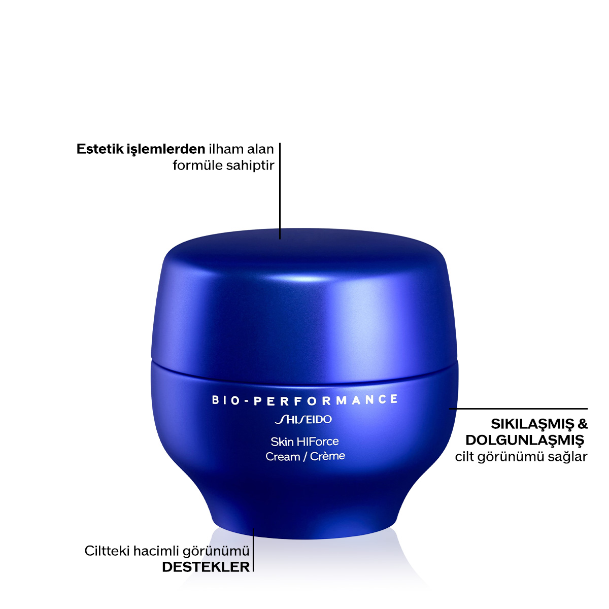 SHISEIDO - BIO-PERFORMANCE SKIN HIFORCE CREAM - Cilde Dolgu Etkisi Veren & Gençleştiren Nemlendirici