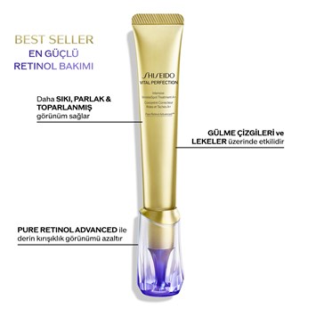 SHISEIDO - VITAL PERFECTION INTENSIVE WRINKLESPOT TREATMENT A+ - Retinol İçeren Gülme Çizgileri, Derin Kırışıklık & Leke Uzmanı Yüksek Performanslı Bakım Ürünü