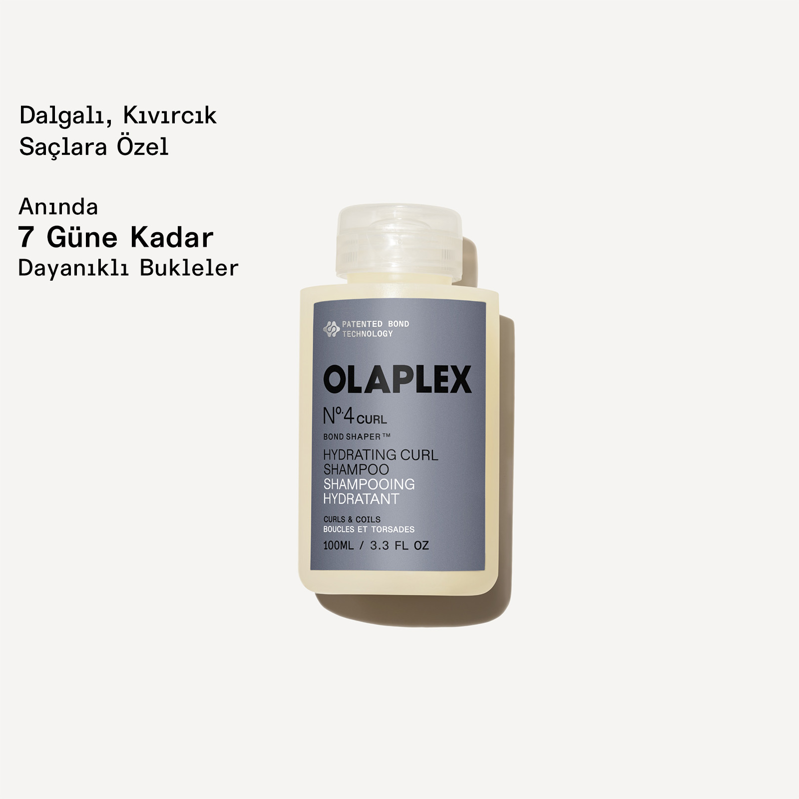 OLAPLEX - No. 4CURL BOND SHAPER HYDRATING CURL SHAMPOO - Dalgalı, Kıvırcık Saçlar İçin Bukle Belirginleştirişi ve Nemlendirici Şampuan 