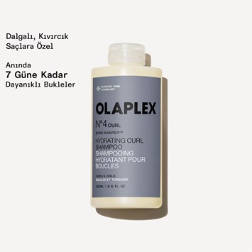 OLAPLEX - No. 4CURL BOND SHAPER HYDRATING CURL SHAMPOO - Dalgalı, Kıvırcık Saçlar İçin Bukle Belirginleştirişi ve Nemlendirici Şampuan 