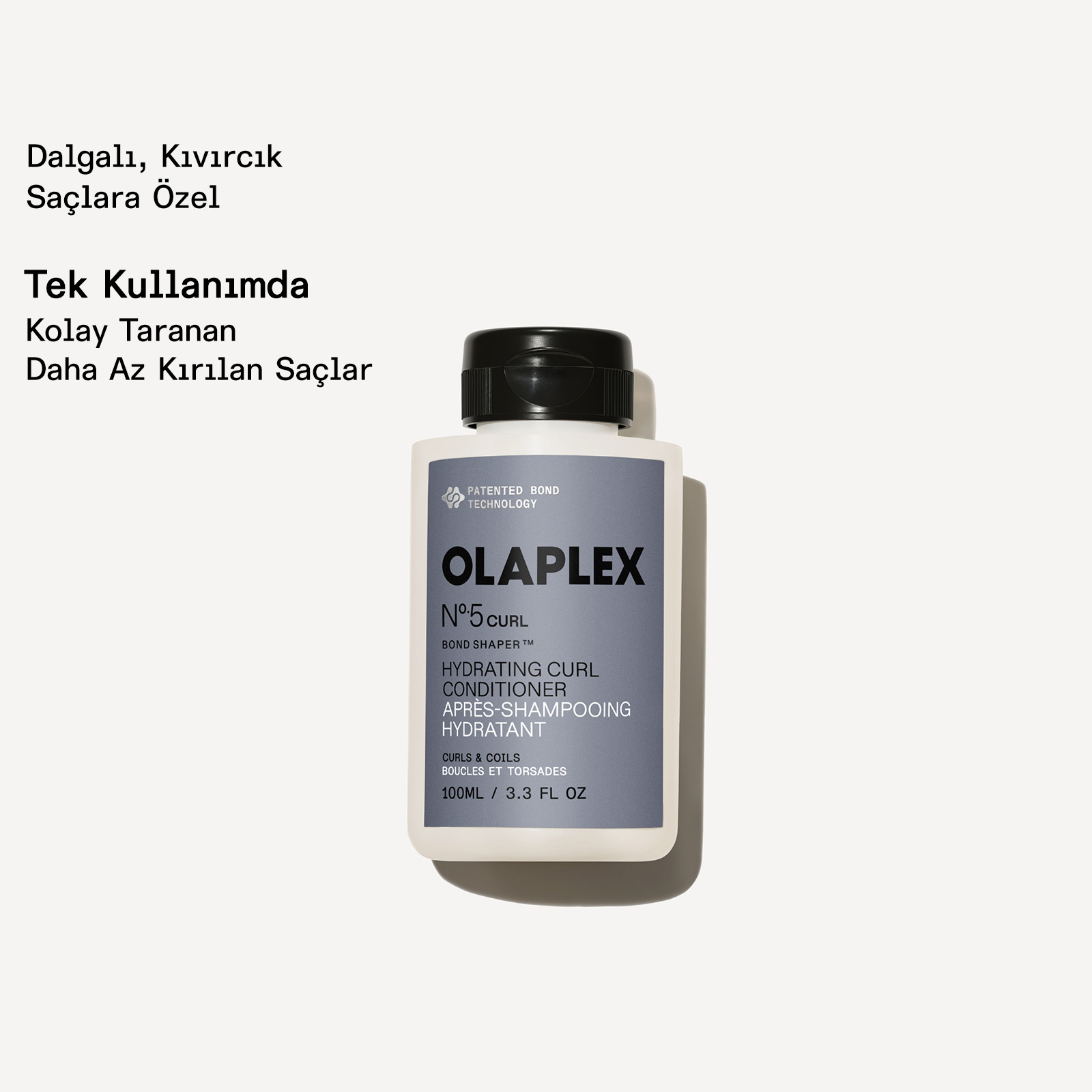 OLAPLEX - No. 5CURL BOND SHAPER HYDRATING CURL CONDITIONER - Dalgalı, Kıvırcık Saçlar İçin Bukle Belirginleştirici ve Nemlendirici Bakım Kremi 