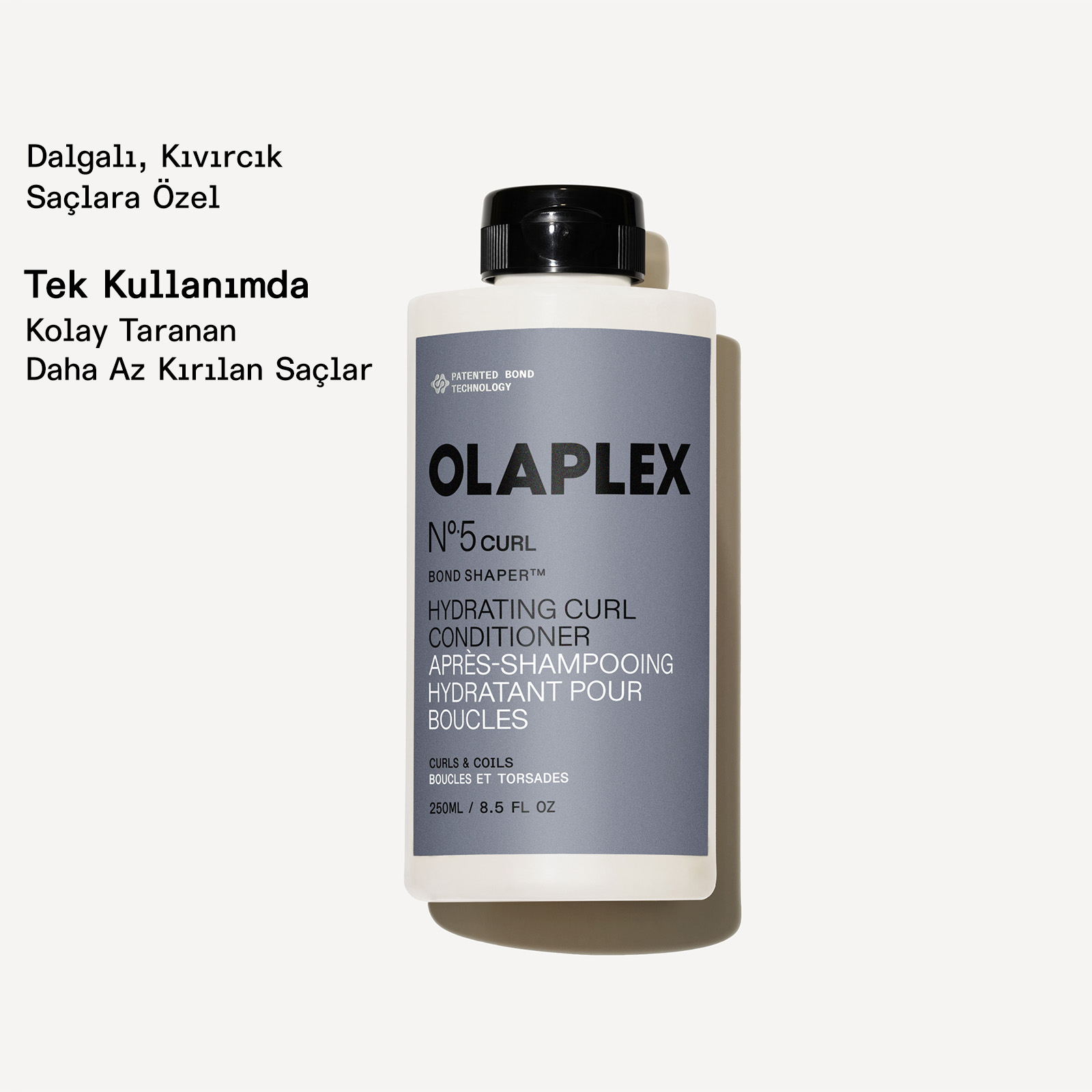 OLAPLEX - No. 5CURL BOND SHAPER HYDRATING CURL CONDITIONER - Dalgalı, Kıvırcık Saçlar İçin Bukle Belirginleştirici ve Nemlendirici Bakım Kremi 