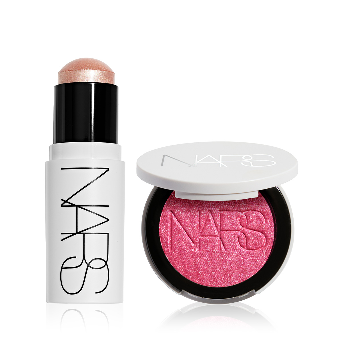 NARS - THE LUMINOUS CHEEK DUO - Çok Amaçlı Aydınlatıcı Stik & Yüksek Performanslı Aydınlatıcı Allık Seti