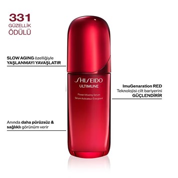 SHISEIDO - ULTIMUNE POWER INFUSING SERUM - Yaşlanmayı Yavaşlatan, Pürüzsüzleştirici Etkili & Cilt Bariyerini Güçlendiren Serum