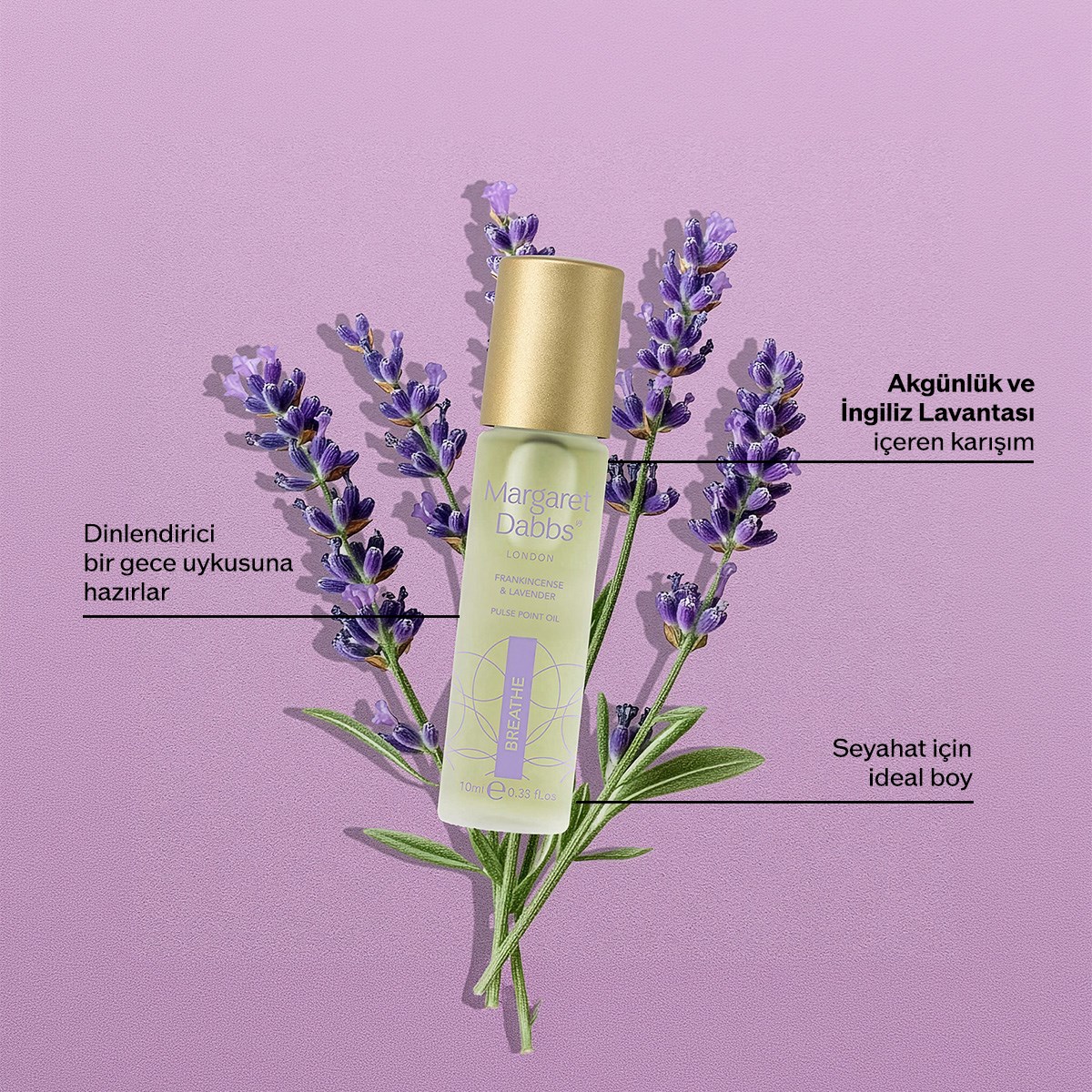 BREATHE PULSE POINT OIL FRANKINCENSE & LAVENDER 3