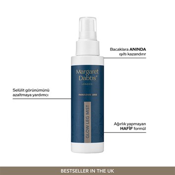 MARGARET DABBS LONDON - REFINING GLOW LEG MIST - Bacaklara Işıltı Kazandıran & Nemlendirici Sprey