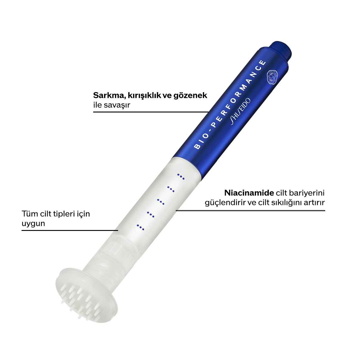 SHISEIDO - BIO-PERFORMANCE MICRO-CLICK CONCENTRATE - Kırışıklık, Gözenek & Sarkma Karşıtı Özel Bakım Konsantresi