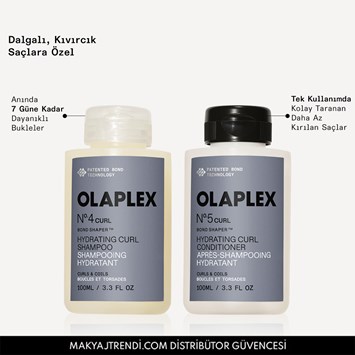 OLAPLEX - CURL HYDRATION TRAVEL DUO - Dalgalı, Kıvırcık Saçlar İçin Bukle Belirginleştirici Şampuan & Saç Kremi Seti (Seyahat Boy)