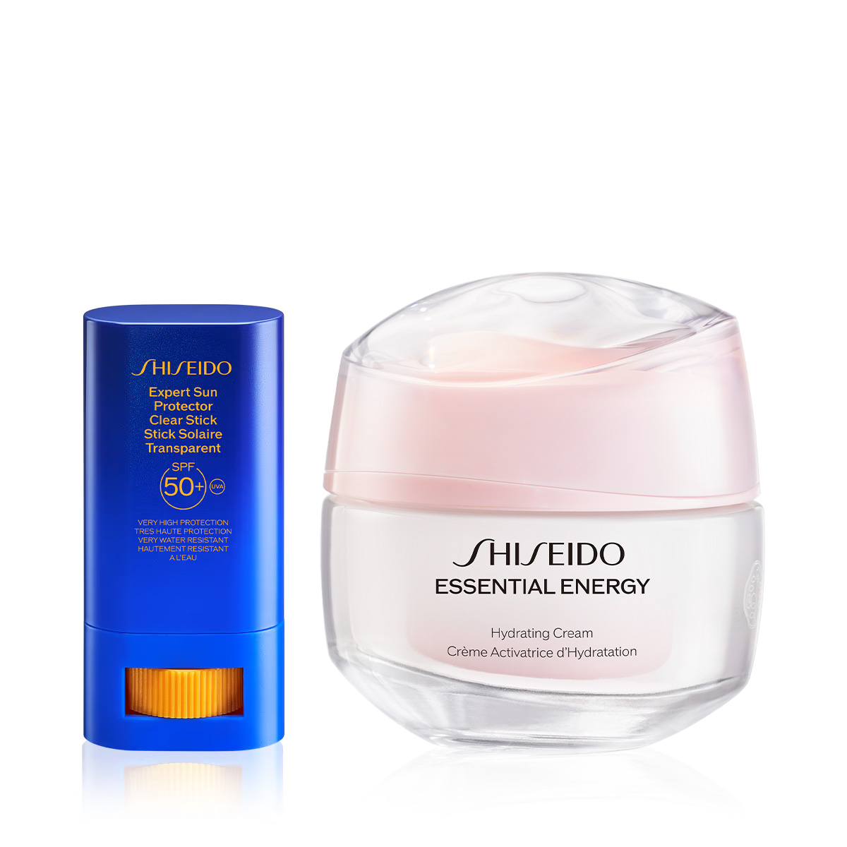 SHISEIDO - MOISTURE CHARGE & SUN PROTECTION DUO - Hyalüronik Asit İle Yoğun Nem Sağlayan Nemlendirici & Güneş Koruyucu Stik Seti