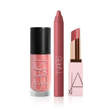NARS - FLAWLESS GLOW BUNDLE - Likit Allık & Dudakları Nemlendiren Balm & Mat Bitişli Kalem Ruj Seti