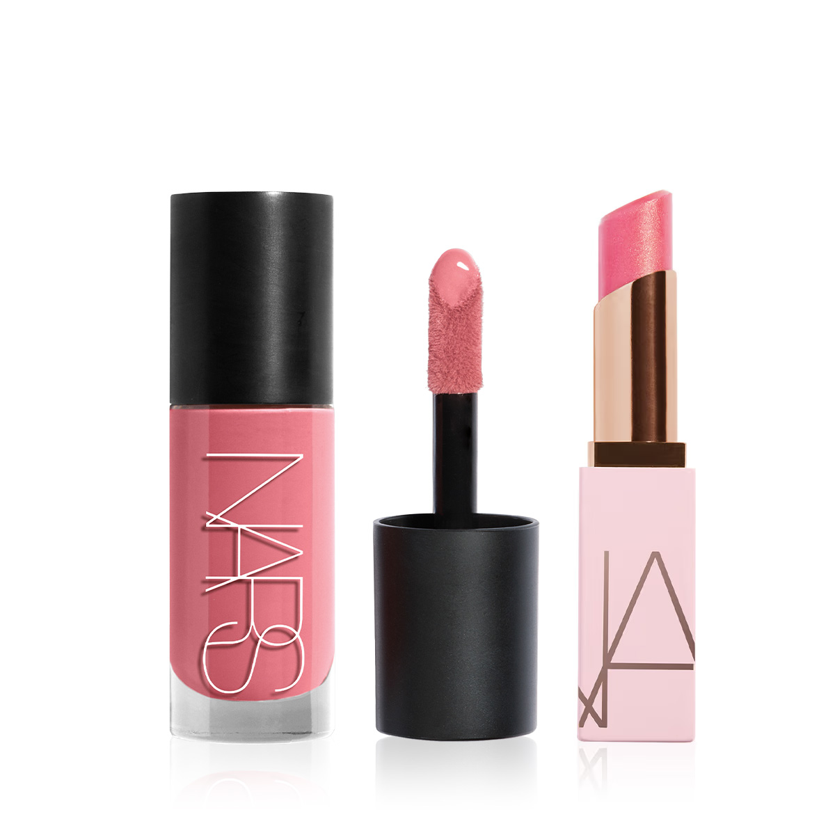 NARS - MOOD BOOSTER BUNDLE - Yanakları Canlandıran Likit Allık & Yoğun Nemlendirici Dudak Balmı Seti