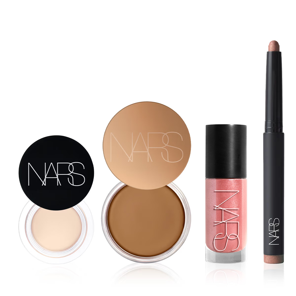 NARS - SEDUCTIVE GLOW ESSENTIALS SET - Silgi Kapatıcı, Likit Allık, Krem Bronzer & Kalem Far Seti