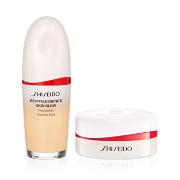 SHISEIDO - LUMINOUS TOUCH BUNDLE - Cilde Bakım Yapan Nemli Bitişli Fondöten & Toz Pudra Seti