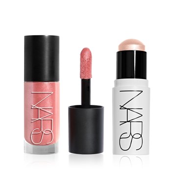 NARS - INSTANT GLOW DUO - Çok Amaçlı Aydınlatıcı Stik & 16 Saat Nemlendirme Sağlayan Likit Allık Seti