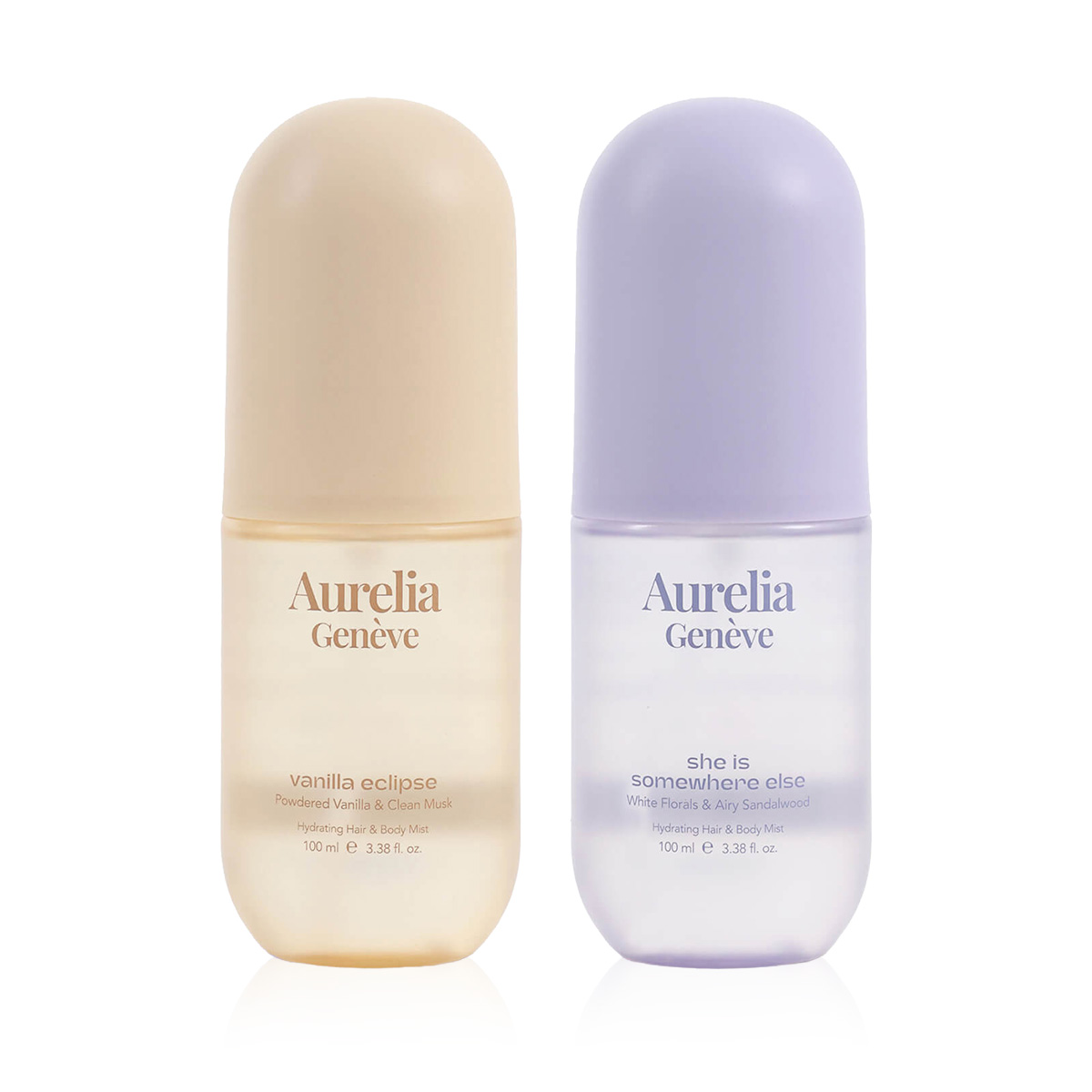 AURELIA GENÈVE - GOLDEN HOUR DUO - Beyaz Çiçekler ve Taze Sandal Ağacı & Pudramsı Vanilya ve Taze Misk Kokulu Saç & Vücut Misti