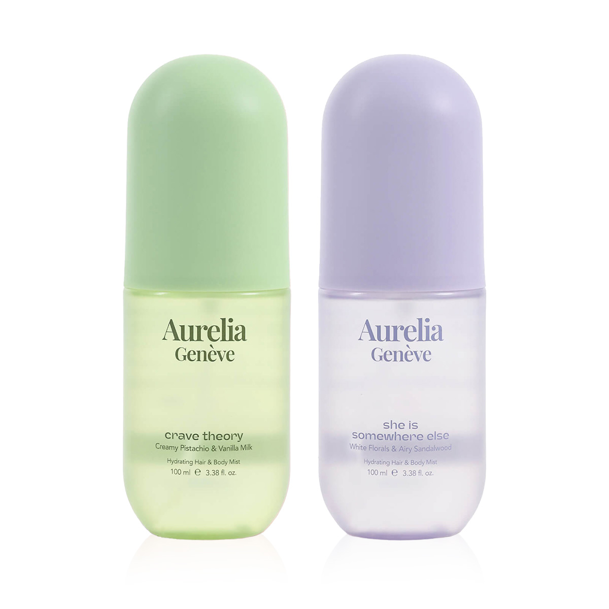 AURELIA GENÈVE - EVERYDAY SIGNATURE DUO - Kremsi Fıstık ve Sütlü Vanilya & Beyaz Çiçekler ve Taze Sandal Ağacı Kokulu Saç & Vücut Misti