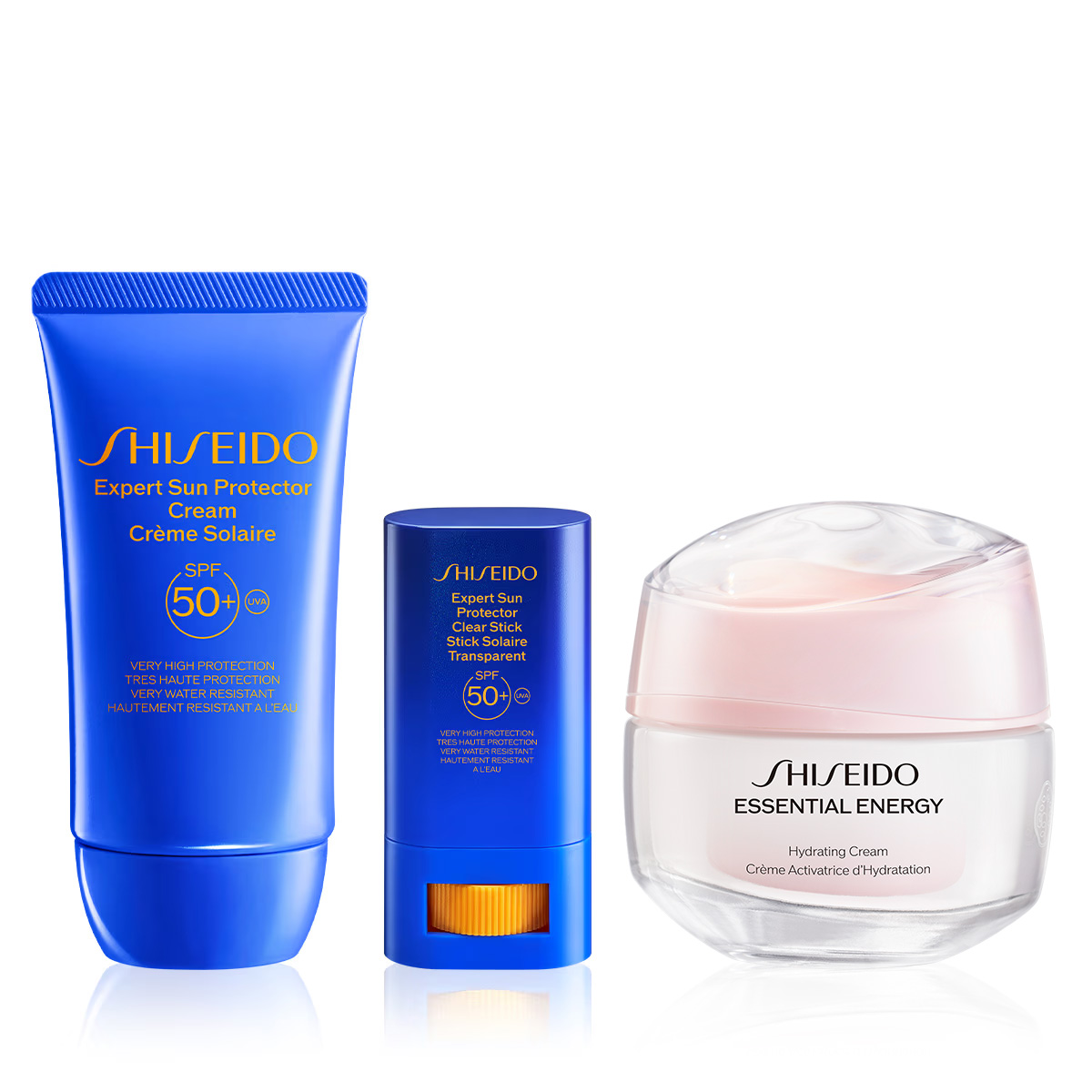 SHISEIDO - ALL DAY LONG SUN PROTECTION & MOISTURE KIT  - Hyalüronik Asit İle Yoğun Nem Sağlayan Nemlendirici & Güneş Koruyucu Stik ve Krem Seti