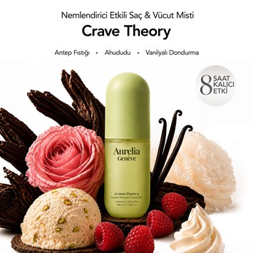 AURELIA GENÈVE - HYDRATING HAIR & BODY MIST CRAVE THEORY - Nemlendirici Etkili Saç & Vücut Misti - Kremsi Fıstık ve Sütlü Vanilya