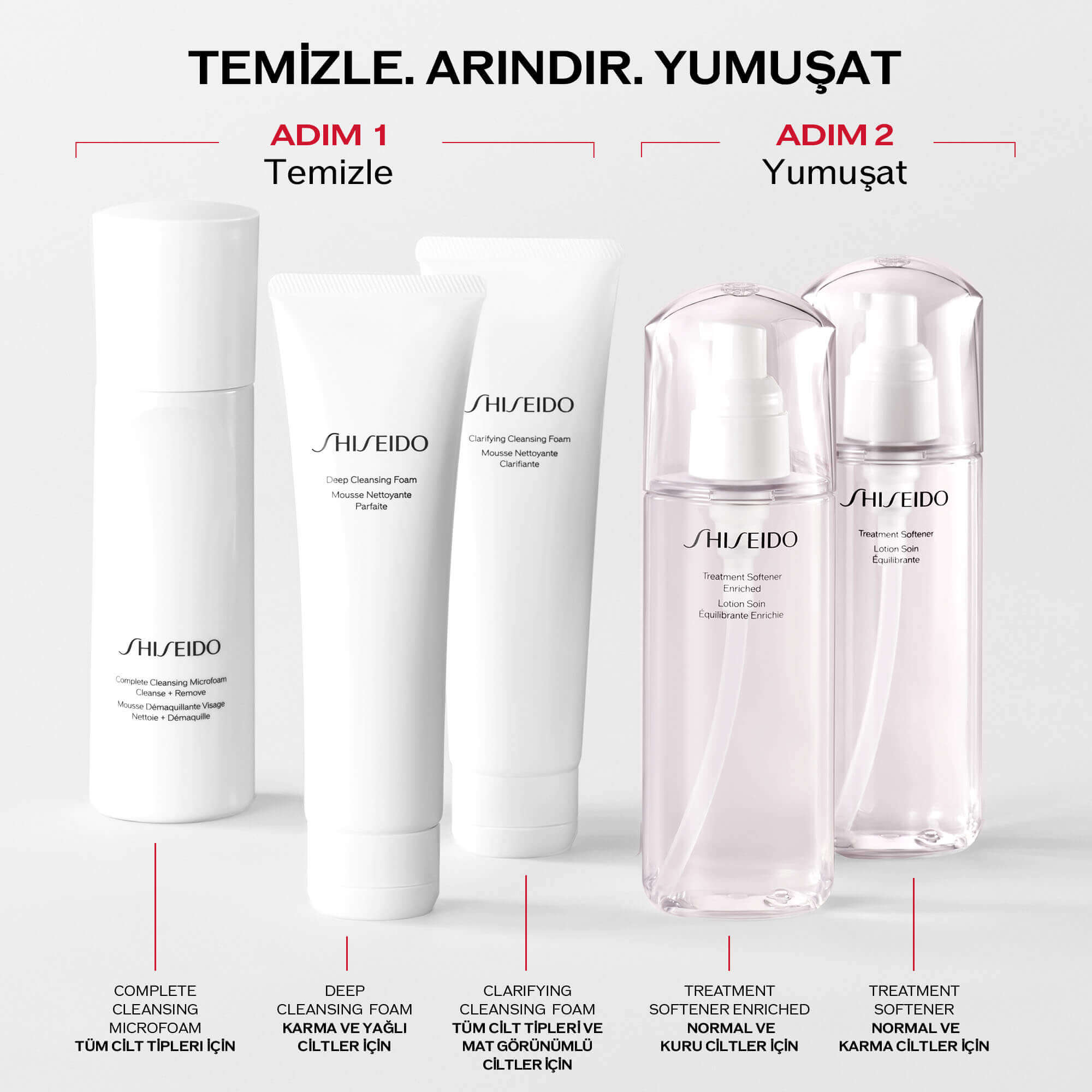 Shiseido Double Cleanse Çi̇ft Aşamali Temi̇zleyi̇ci̇ Set - Özel