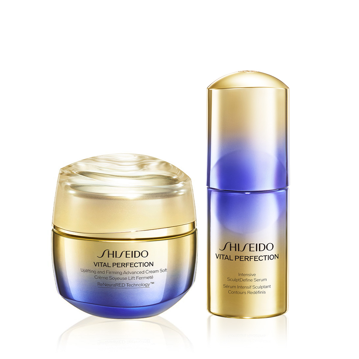 SHISEIDO - DAILY LIFTING ROUTINE  - Sarkma Karşıtı Gelişmiş Bakım Serumu ve Karma/Yağlı Ciltler İçin Nemlendirici Seti