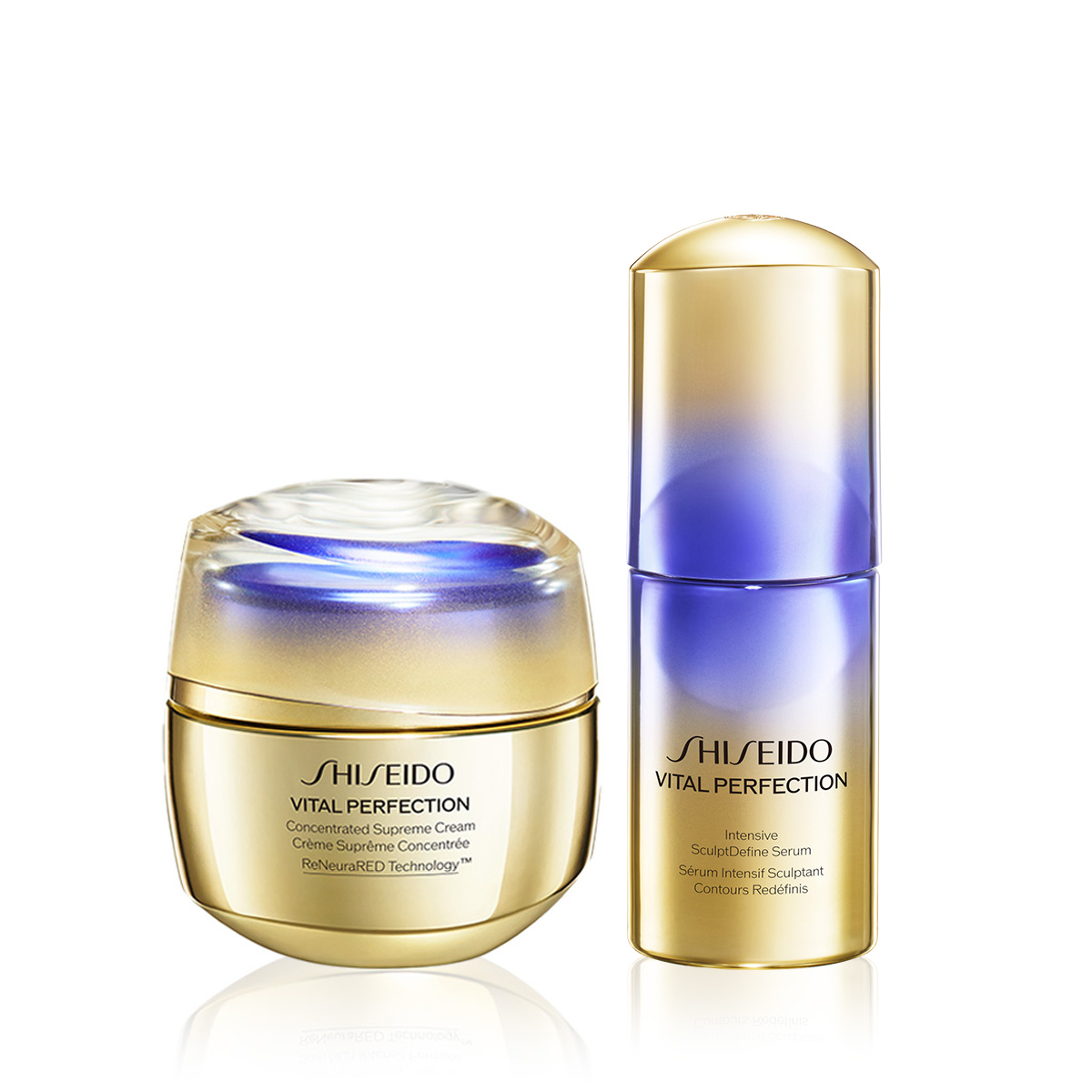 SHISEIDO - SUPREME ANTI-AGING DUO - Cildi Sıkılaştıran, Toparlayan, Aydınlatan Yaşlanma Karşıtı Etkili İkili Bakım Seti