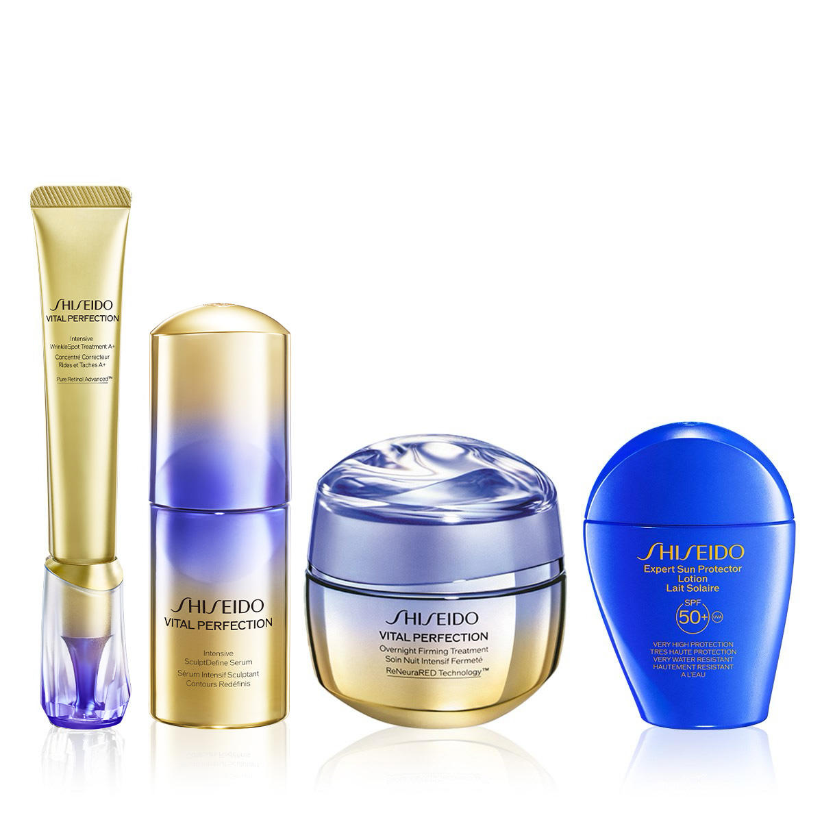SHISEIDO - OVERNIGHT RETINOL & SUN PROTECTION CARE SET - Retinol İçeren & Sarkma Karşıtı ve Lifting Etkili & Güneşten Koruyucu Bakım Seti