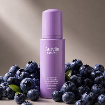 AURELIA GENÈVE - BLUEBERRY MIRACLE - SILKYCLOUD VEGAN FACIAL FOAM - Nemlendirici Vegan Yüz Temizleme Köpüğü 