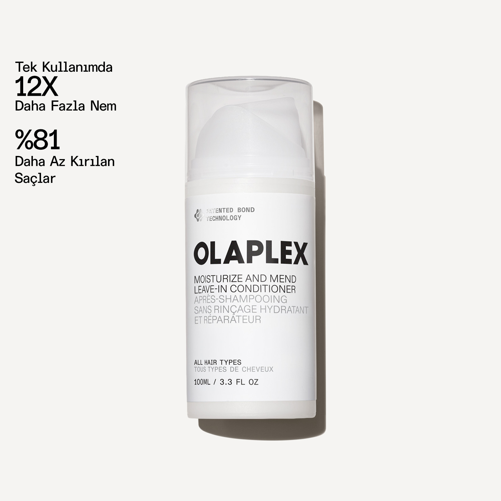 OLAPLEX - MOISTURIZE & MEND LEAVE-IN CONDITIONER - Bağ Güçlendirici Durulanmayan Saç Kremi