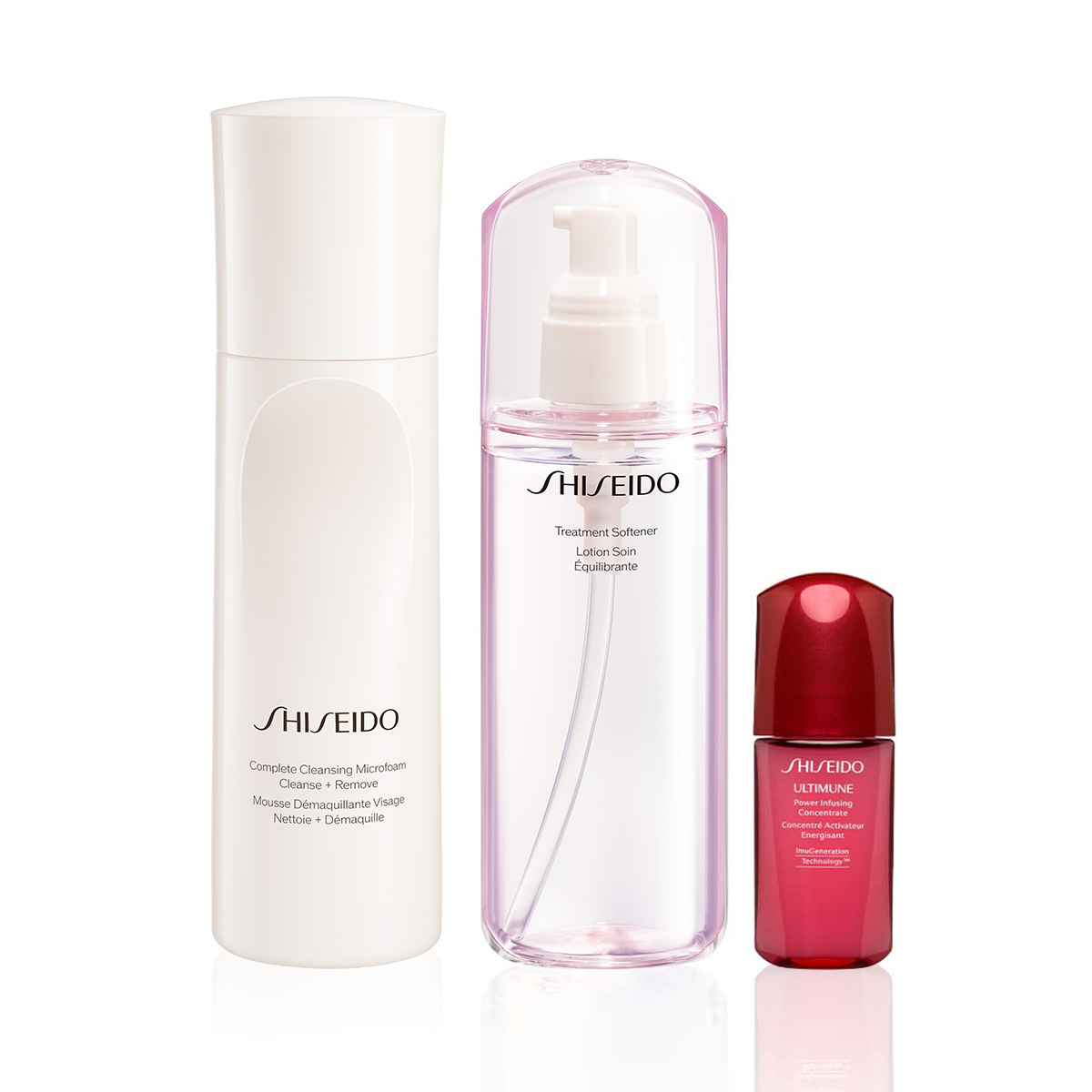SHISEIDO - ARINDIRICI & NEM BOMBASI & GÖZENEK SIKILAŞTIRICI SET - Karma & Yağlı Ciltler