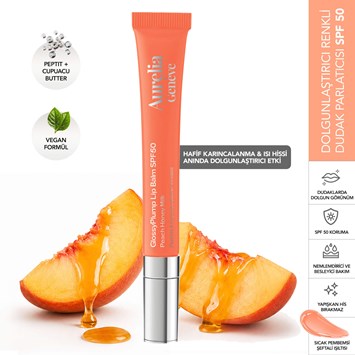 AURELIA GENÈVE - GLOSSY PLUMP LIP BALM SPF50 - Dudakları Güneşten Koruyan & Anında Dolgunlaştırıcı Etkili Renkli Lip Balm