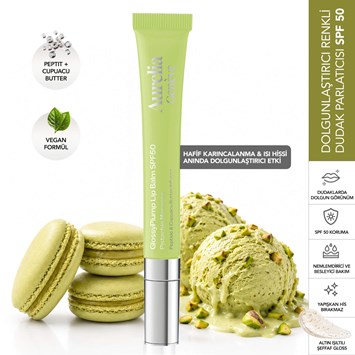AURELIA GENÈVE - GLOSSY PLUMP LIP BALM SPF50 - Dudakları Güneşten Koruyan & Anında Dolgunlaştırıcı Etkili Renkli Lip Balm