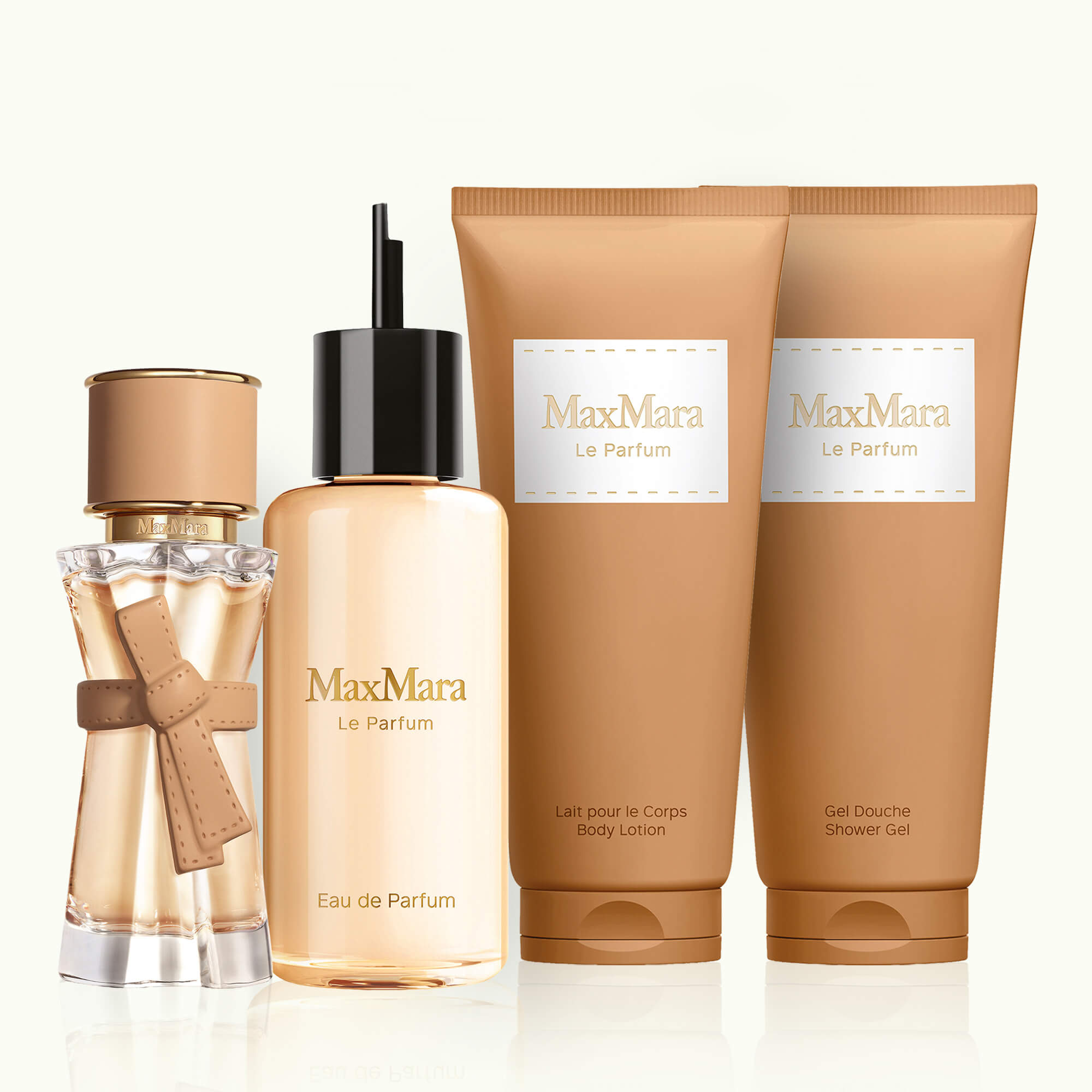 MAX MARA - LE PARFUM SIGNATURE RITUAL - Odunsu Çiçeksi Duş Jeli, Vücut Losyonu, 50 ml Parfüm & 150ml Refill Parfüm Seti