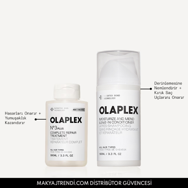 OLAPLEX - BEFORE & AFTER SHOWER ROUTINE DUO - Anında Yoğun Onarıcı, Bağ Güçlendirici, Saçları Canlandıran ve Kırıkları Onaran İkili Set
