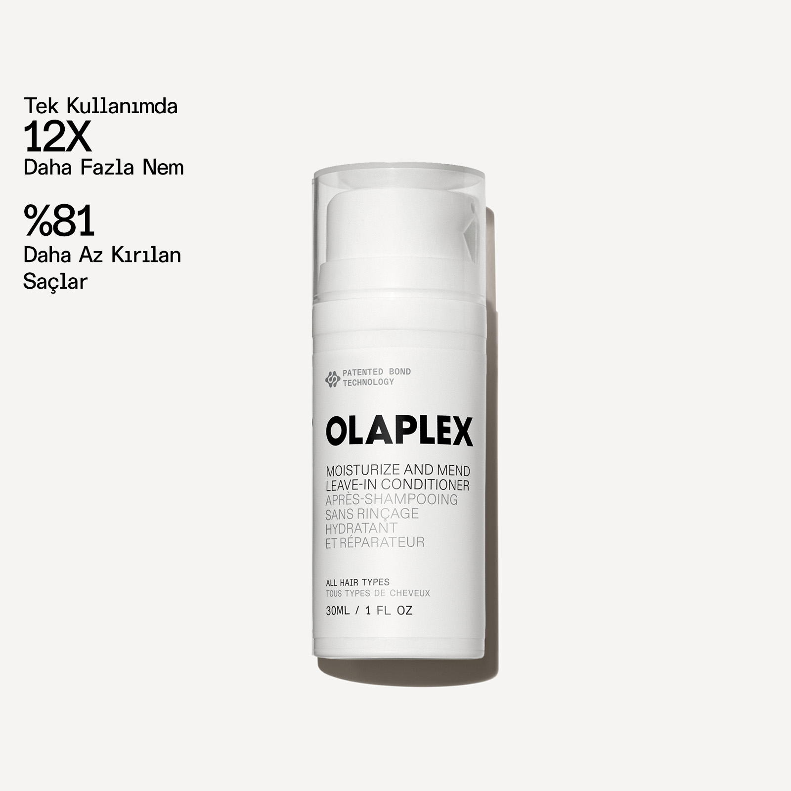 OLAPLEX - MOISTURIZE & MEND LEAVE-IN CONDITIONER - Bağ Güçlendirici Durulanmayan Saç Kremi