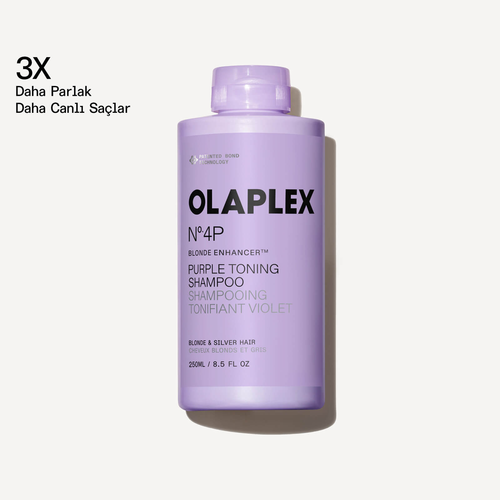 OLAPLEX - No. 4P BLONDE ENHANCER PURPLE TONING SHAMPOO - Renk Koruyucu & Bağ Güçlendirici Mor Şampuan