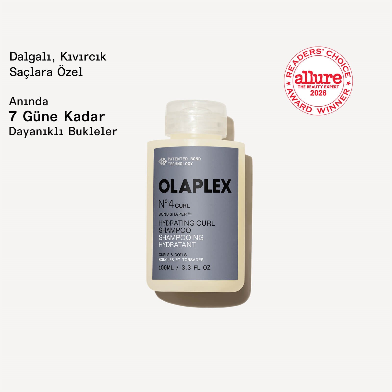 No. 4 CURL BOND SHAPER HYDRATING CURL SHAMPOO 1