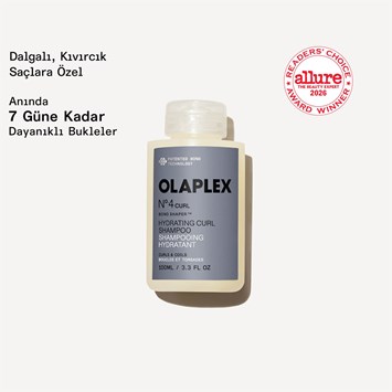 OLAPLEX - No. 4 CURL BOND SHAPER HYDRATING CURL SHAMPOO - Dalgalı, Kıvırcık Saçlar İçin Bukle Belirginleştirişi ve Nemlendirici Şampuan 