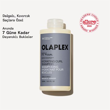 OLAPLEX - No. 4 CURL BOND SHAPER HYDRATING CURL SHAMPOO - Dalgalı, Kıvırcık Saçlar İçin Bukle Belirginleştirişi ve Nemlendirici Şampuan 