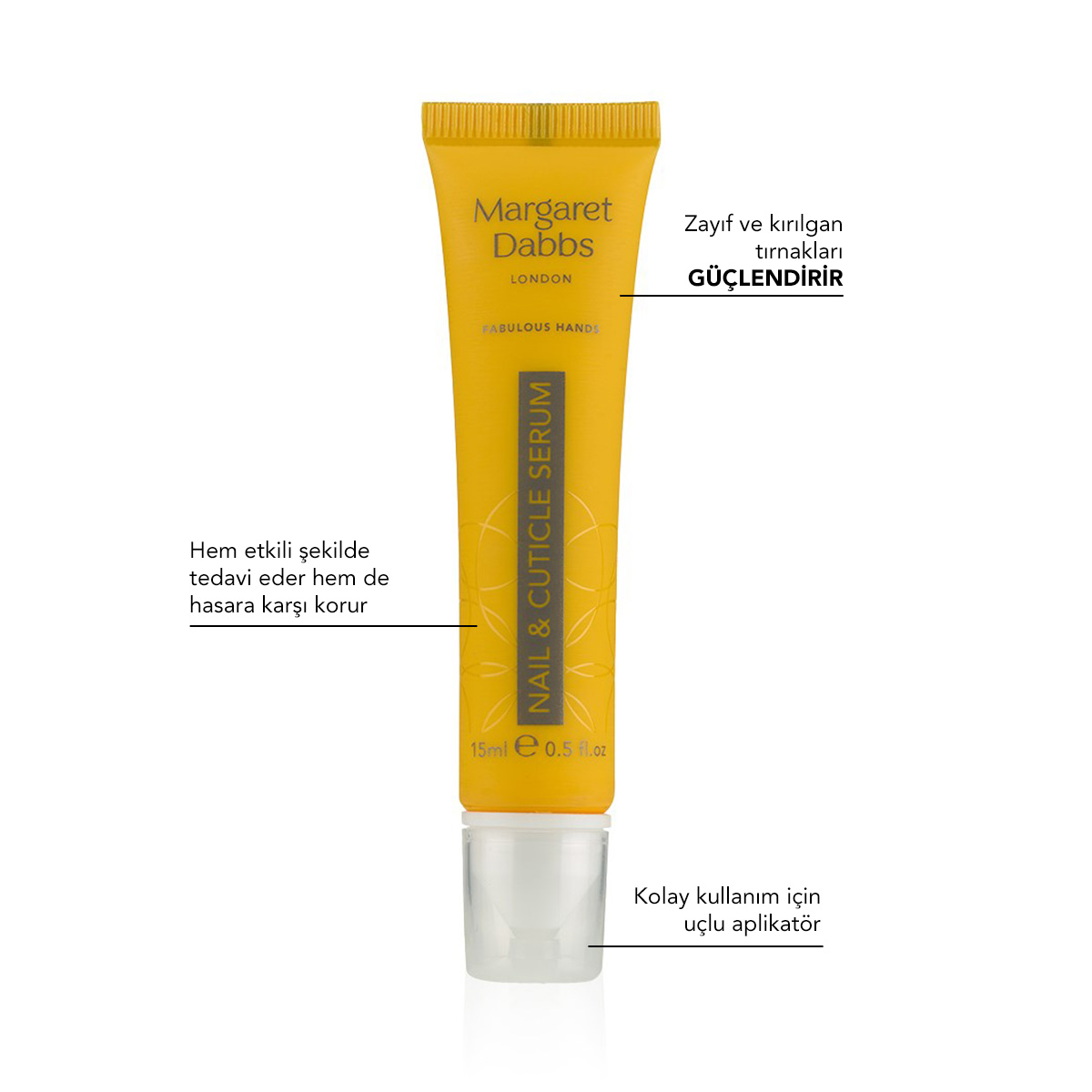MARGARET DABBS LONDON - NOURISHING NAIL & CUTICLE SERUM PEN - Besleyici, Güçlendirici, Koruyucu Tırnak & Kütikül Serumu