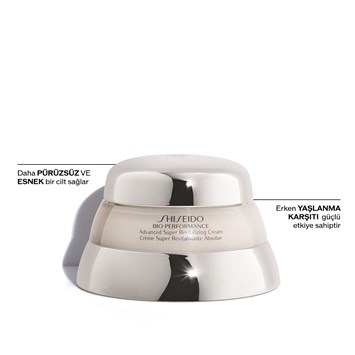 SHISEIDO - BIO-PERFORMANCE ADVANCED SUPER REVITALIZING CREAM - Hyalüronik Asit İçeren Erken Yaşlanma Karşıtı Süper Canlandırıcı Krem